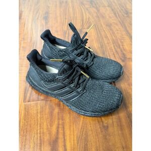 Adidas Ultraboost 4.0 Triple Black Gold Women's Size 7.5 Running Shoes F36123
